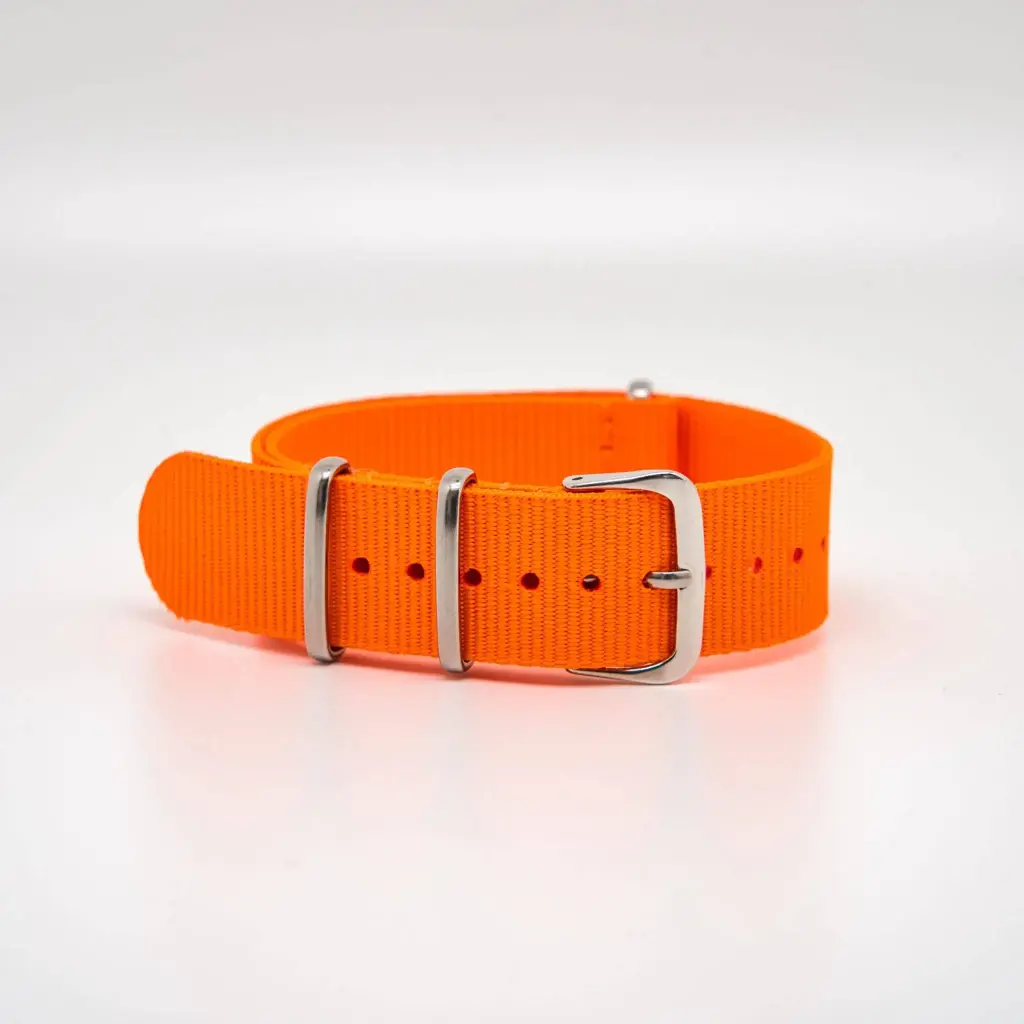 Bracelet de montre Nato en nylon Orange