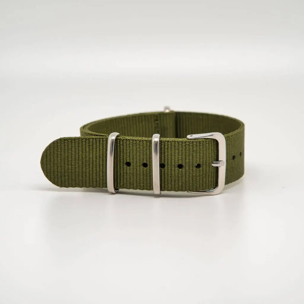 Bracelet de montre Nato en nylon Vert