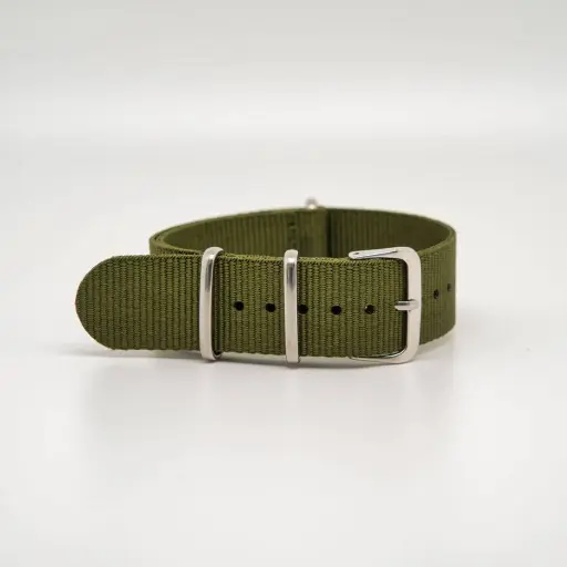 Bracelet de montre Nato en nylon Vert